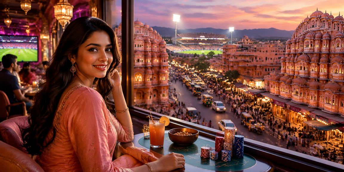Young Indian player registering on mobile for cricket betting